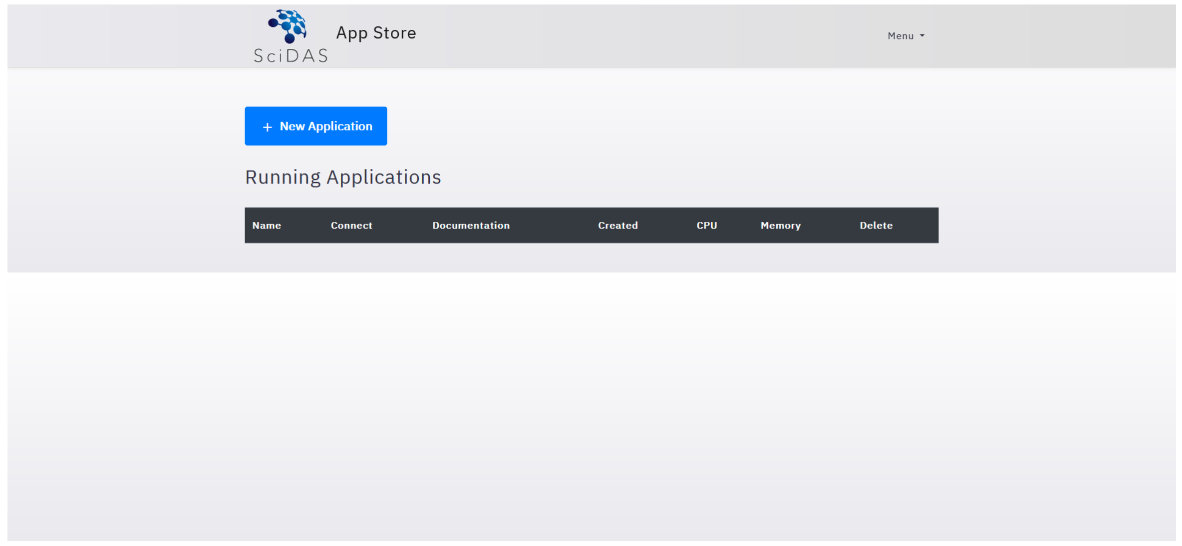 ceating an application